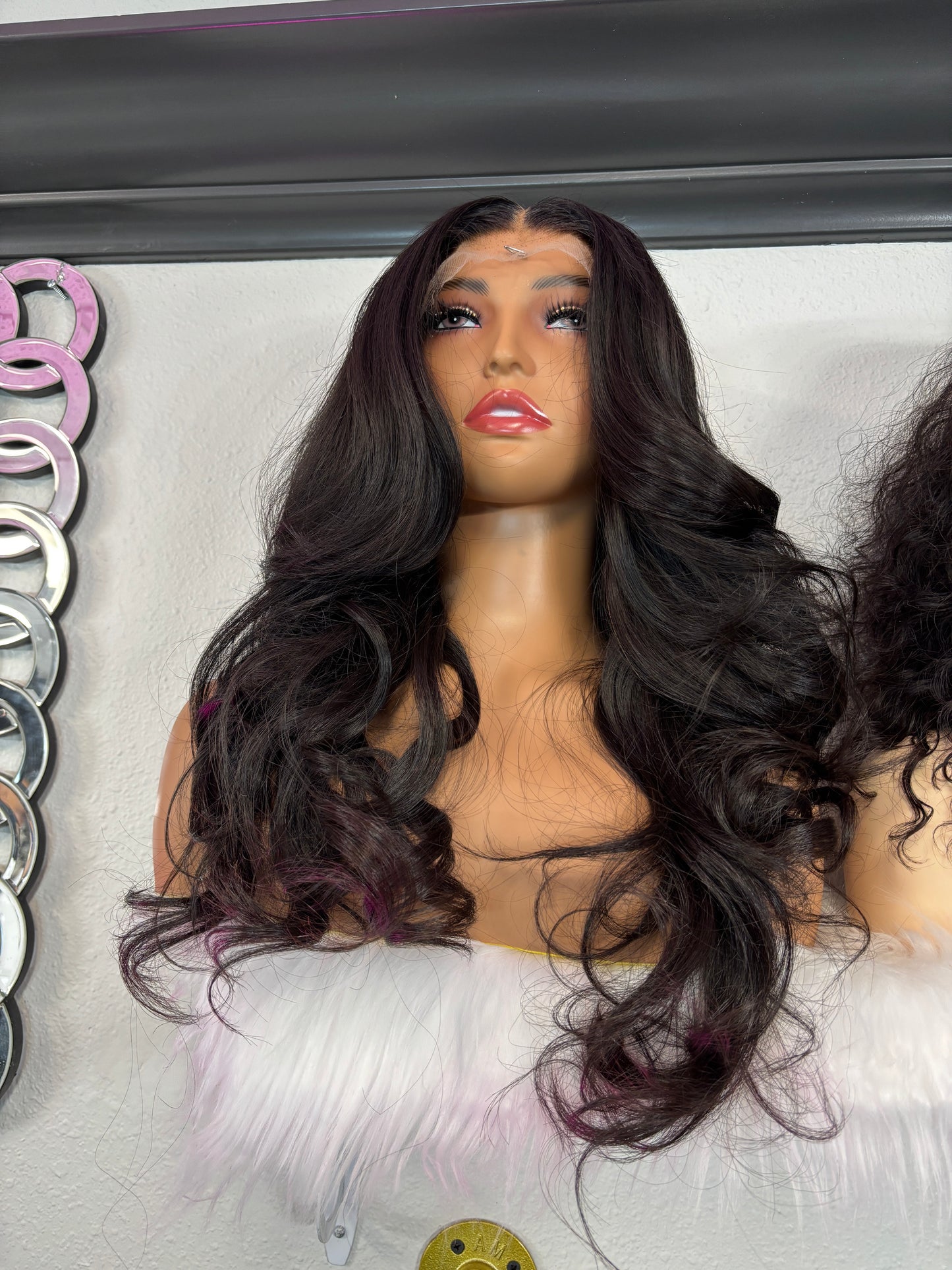 22” custom wig 6x6 lace