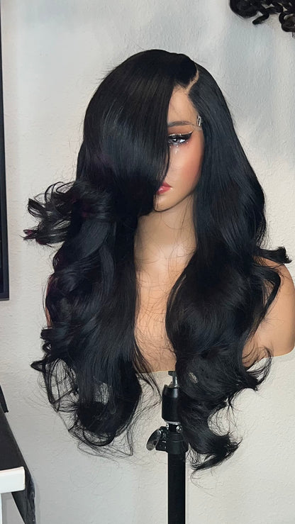 Wig custom color black