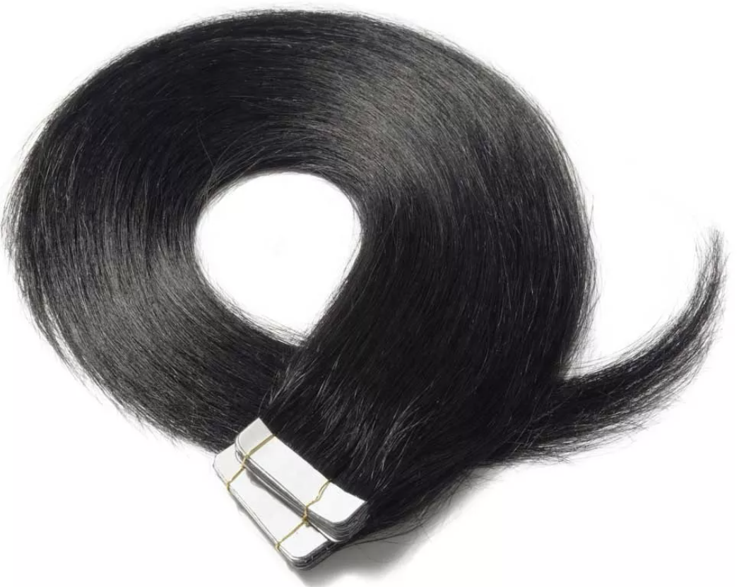 Real human hair tape in extensions